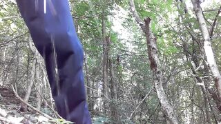Long piss in the forest. Outdoor pissing - 6 image