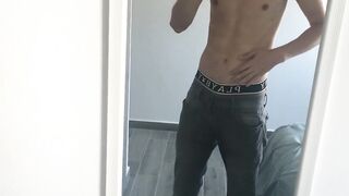 Jerking Off my Juicy Cock then Cumshot - Young Twink - 2 image