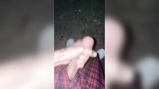 hot twink spits on bbc & nuts outside - 7 image