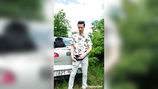 Public Cum Masturbation - 2 image