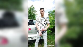 Public Cum Masturbation - 3 image