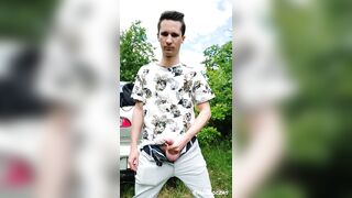 Public Cum Masturbation - 5 image