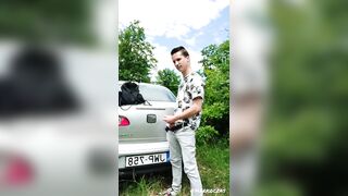 Public Cum Masturbation - 7 image