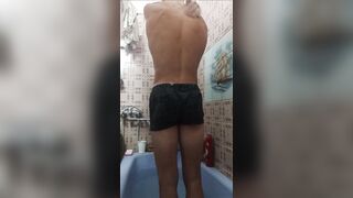 Young boy take shower - 10 image