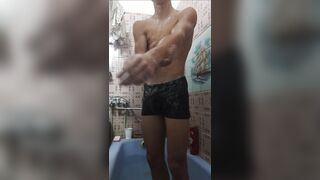 Young boy take shower - 7 image