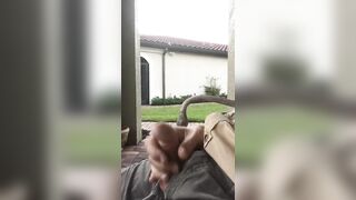 Front Porch Masturbation In The Hood - 4 image