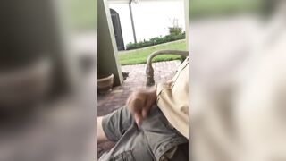 Front Porch Masturbation In The Hood - 8 image