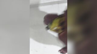 Cumming my black banana in balcony in heavy traffic - 7 image