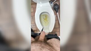 Peeing in the gas station - 10 image