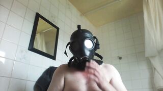 trying a mask and gasmask - 10 image