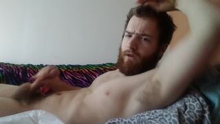 Bearded Hairy Gay Cums
