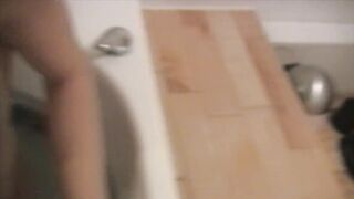 Blond Twink gets fucked hard in the bath and cum on his face - 3 image