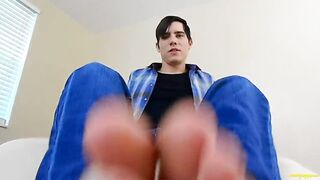 Naughty teen wants you to worship his feet - 10 image