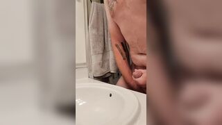 Morning Piss & Cum in Sink - 8 image
