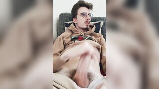 Jerking off and cum in my bed [Vertical version] - 6 image