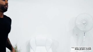 Huge Black Dick Gets some Cozy White ass at the gym - 2 image