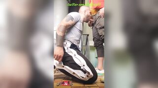 Russian extreme sex in the entrance - 3 image