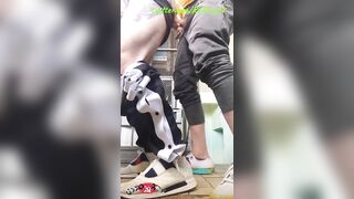 Russian extreme sex in the entrance - 7 image