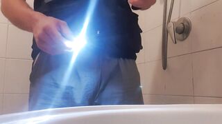 I love pissing in the sink at work (my mates often spy on me) - 2 image