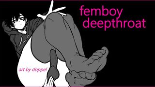 femboy deepthroats your cock - 2 image