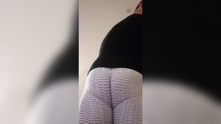 My 40-year-old ass wearing yoga pants for the pleasure of it - 8 image