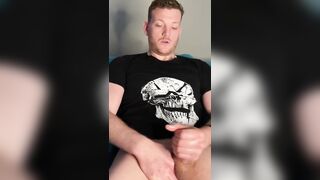 Wanking and shooting a 4 day cum load - 4 image
