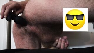 Vibrator Play Short | Hairy BWC, Hairy Ass and Balls - 10 image