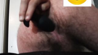 Vibrator Play Short | Hairy BWC, Hairy Ass and Balls - 8 image