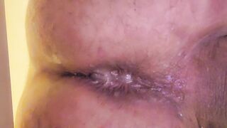 Extreme close up of my dripping my asshole - 6 image