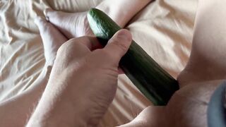 Having fun with a cucumber - 10 image