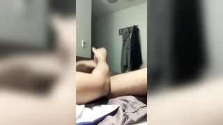 Jerking off with two hands with explosive cumshot - 6 image