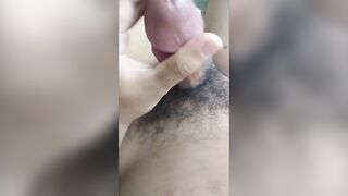 Thai boy shows his red head cock and ejaculates white liquid using his hot saliva - 4 image