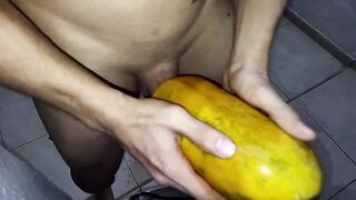 I fuck a papaya (sex with a fruit) - Part 2 - 6 image