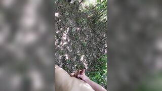 Nude boy - walk in the forest and electro stimulation - 3 image