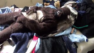 Mohair Bear Costume, sweater fetish, cum shot, gay bear fetish, vibrator, cum on underwear - 2 image