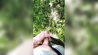Peeing in public on tree - 3 image