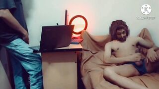 I show my cock to my roommate - 10 image