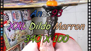 FUCK FROM HELL DILDO XXL BROWN 340 X 100 - 1 image