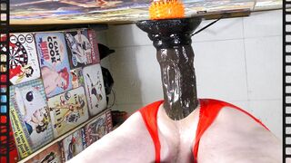 FUCK FROM HELL DILDO XXL BROWN 340 X 100 - 5 image