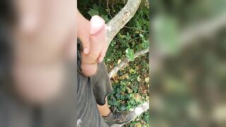 Working on a farm and almost caught masturbating up a tree with cum shot - 6 image