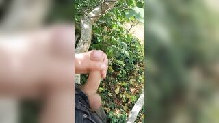 Working on a farm and almost caught masturbating up a tree with cum shot - 8 image