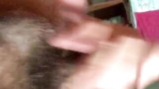 Mi amigo animando su polla