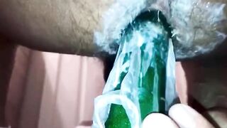 Nat6ixx Anal Cowgirl Cucumber Ride POV - 7 image