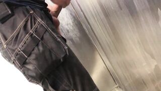 Worker started jerking off beside me in the urinal - Of course I finished him off. - 5 image