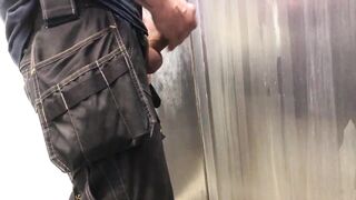 Worker started jerking off beside me in the urinal - Of course I finished him off. - 9 image