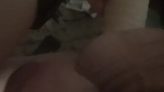 Sissy dressed up for a dildo or two