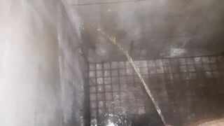 Peeing in the shower