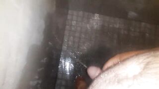 Peeing in the shower