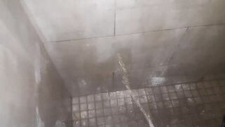 Peeing in the shower