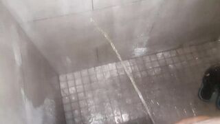 Peeing in the shower